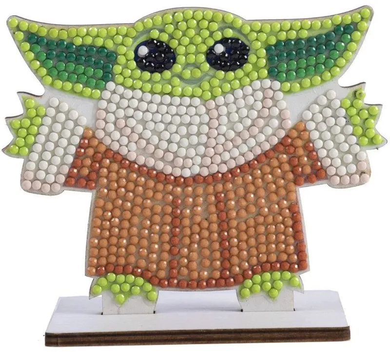 Crystal Art - Diamant-Stickerei-Kit - Grogu