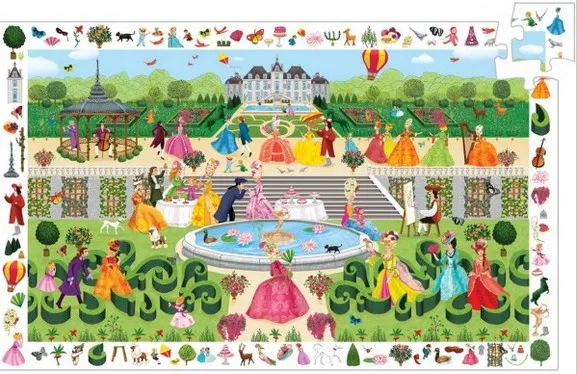 Suchpuzzle + Poster - Peggy Nille: Garden Party