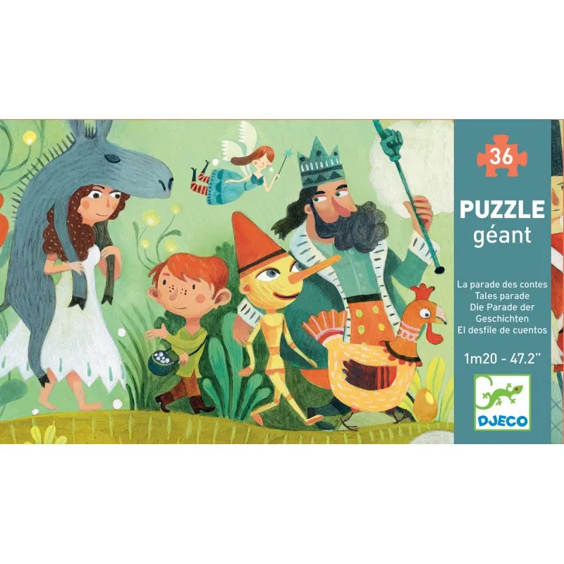 Riesen-Bodenpuzzle - Die Parade der Geschichten