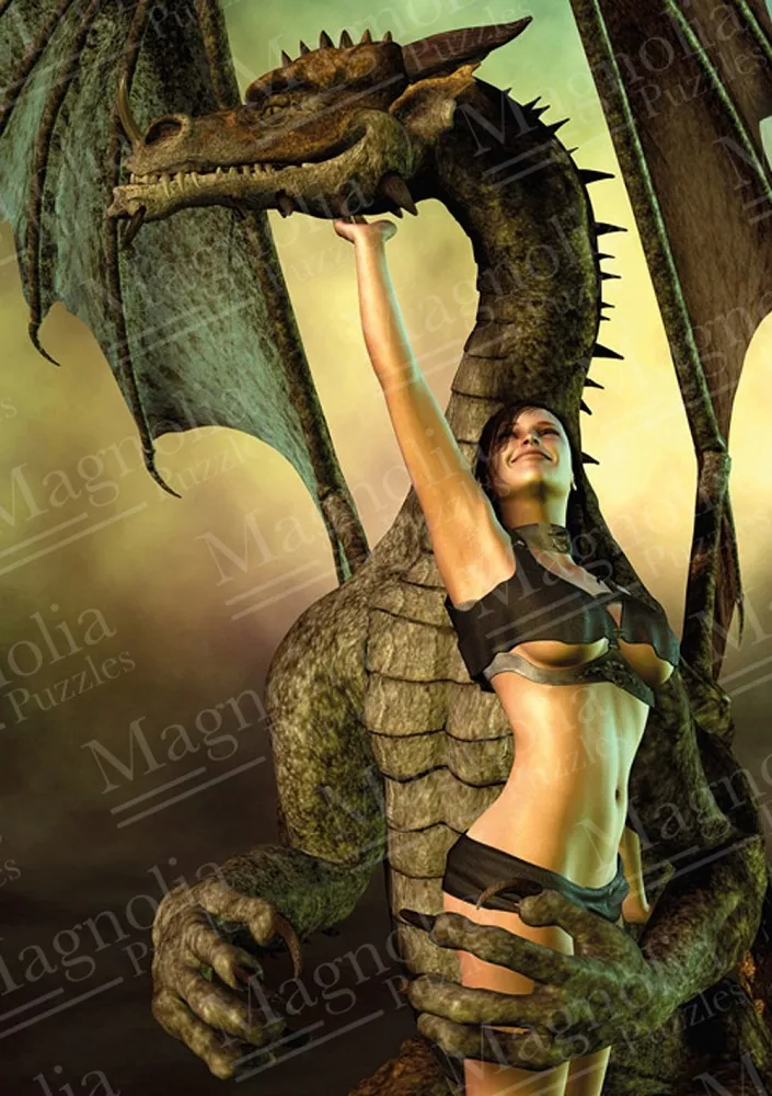 Woman and Dragon