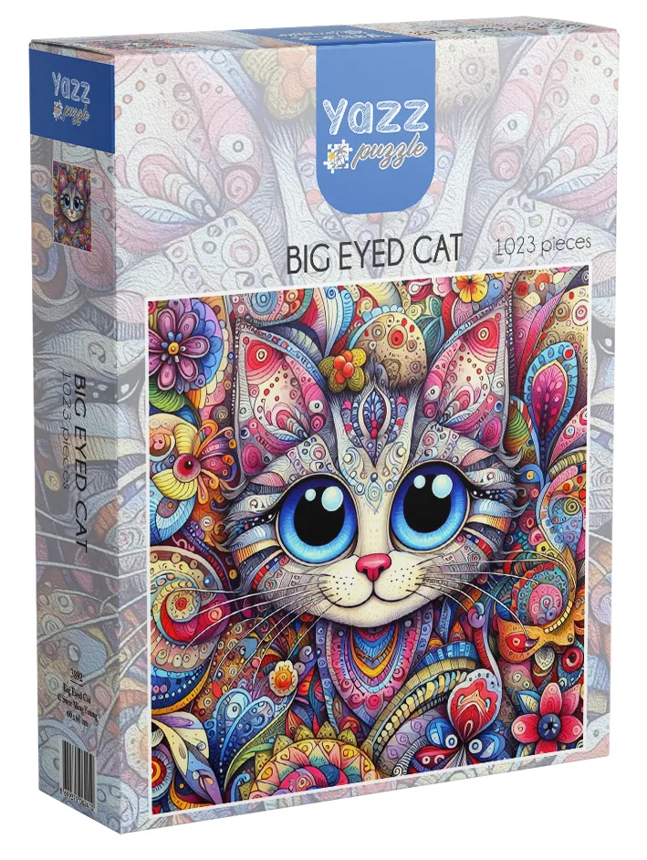 Großäugige Katze
