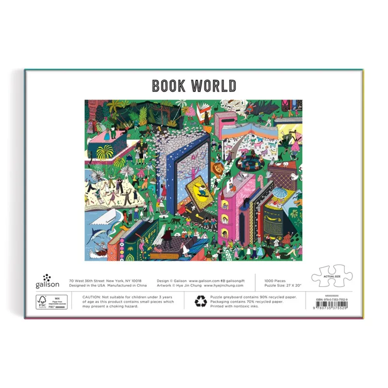 Buchwelt – 1000-teiliges Puzzle