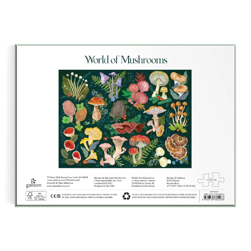 Welt der Champignons 1000 Teile Puzzle