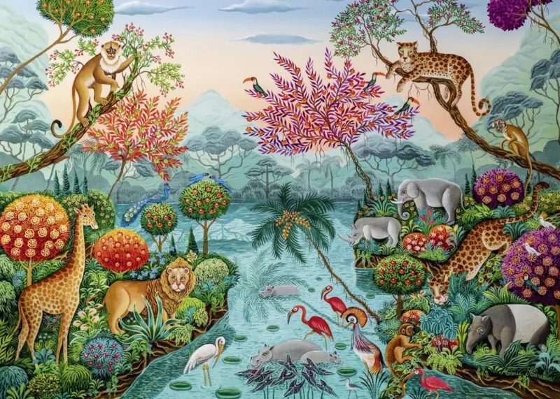 Exotic Garden - Lagoon Paradise