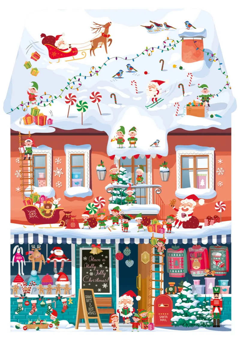 XXL Teile - Puzzle Forme - Chrismas Toy Store