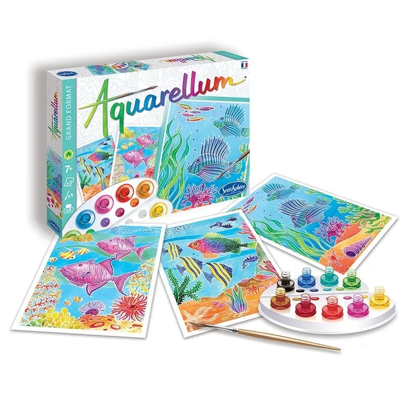 Aquarellum - Korallenhintergrund