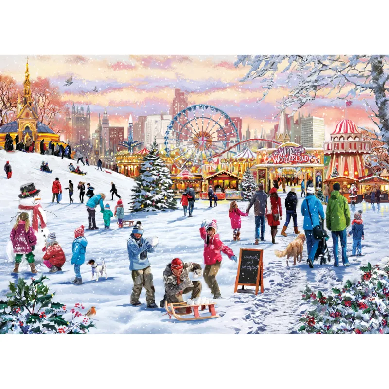 Schnee im Hyde Park