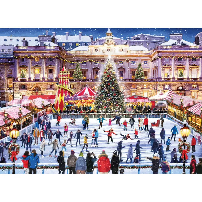 Schlittschuhlaufen im Somerset House