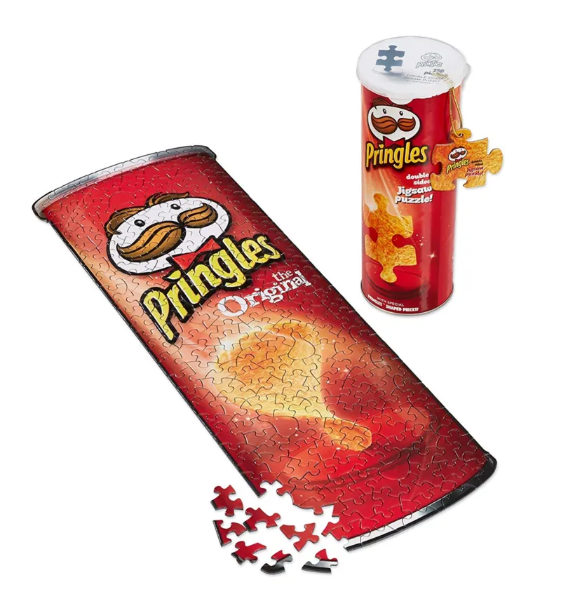 Beidseitiges Puzzle - Pringles