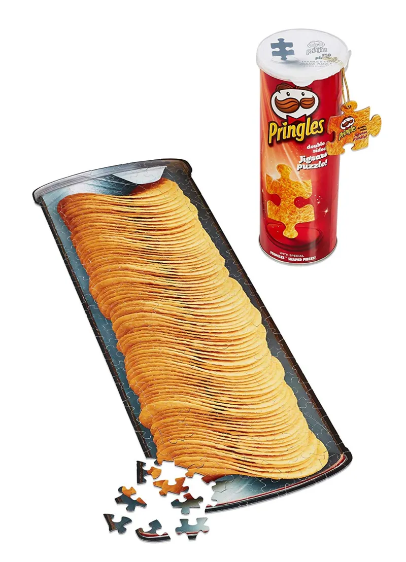 Beidseitiges Puzzle - Pringles