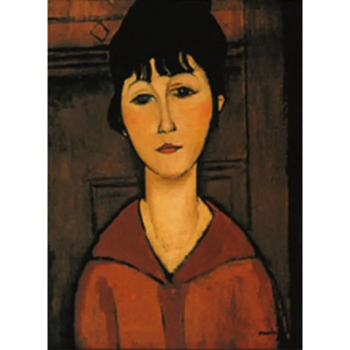 Amedeo Modigliani: Frau in Rot