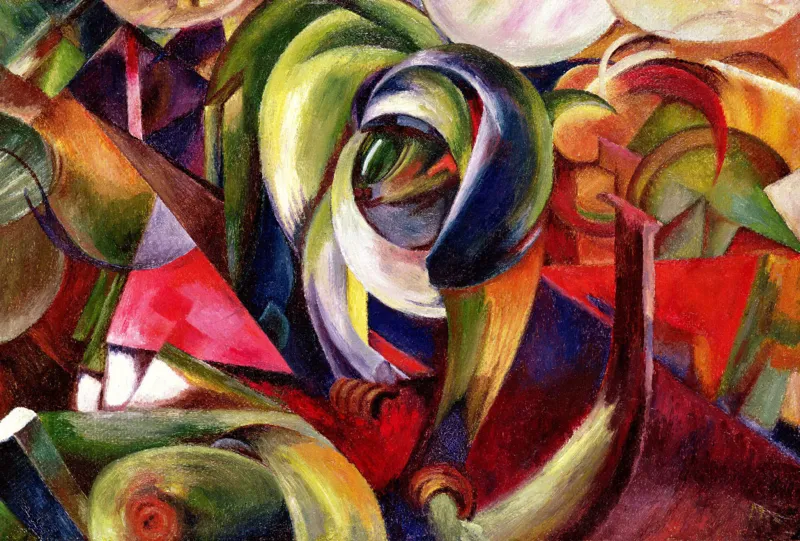 Franz Marc - Mandrill