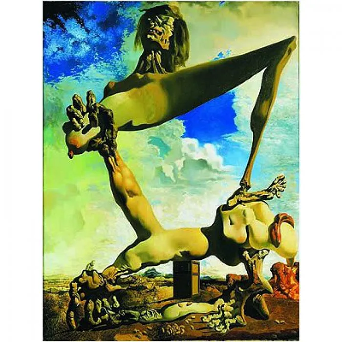 Salvador Dalí: Weiche Konstruktion mit gekochten Bohnen