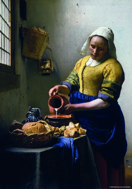 Kollektion Rijksmuseum Amsterdam - Vermeer Johannes: Die Milchhändlerin (Mini-Teile)