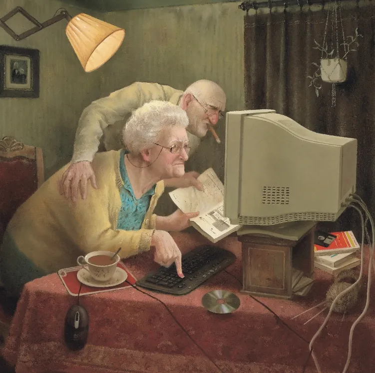 Marius van Dokkum: Der Computer