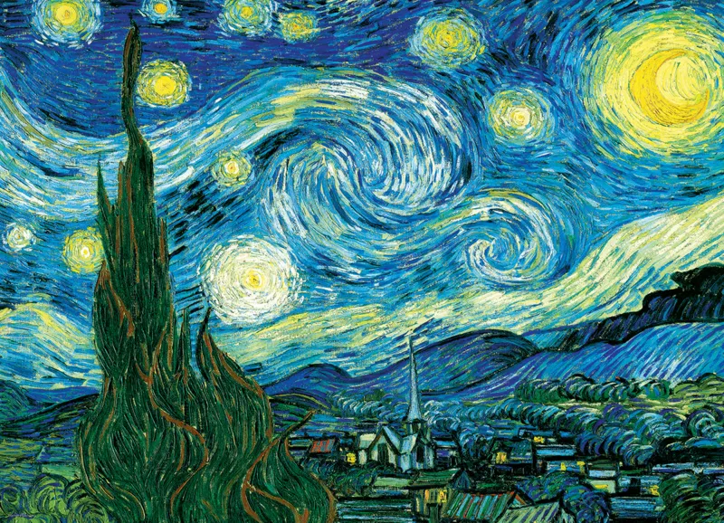 XXL Teile - Van Gogh Vincent: Sternennacht über der Rhone