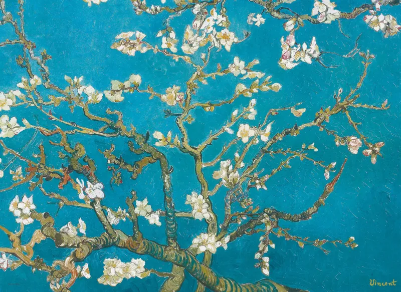 Van Gogh: Blühender Mandelbaumzweig