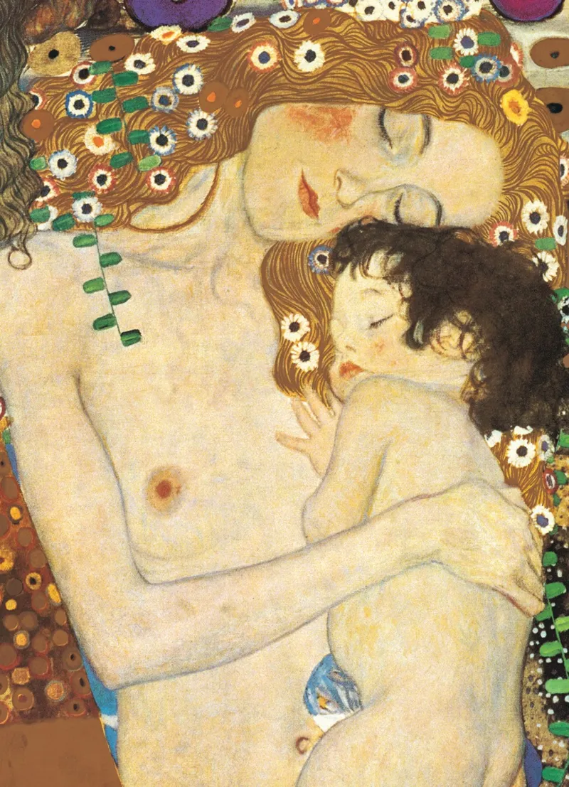 Gustav Klimt: Die drei Lebensalter (Detail)