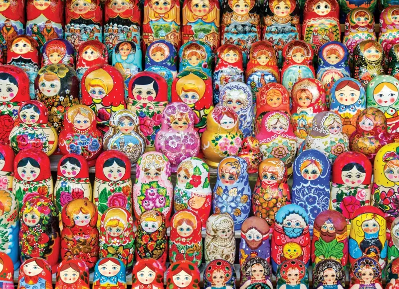Russische Matryoschka Puppen