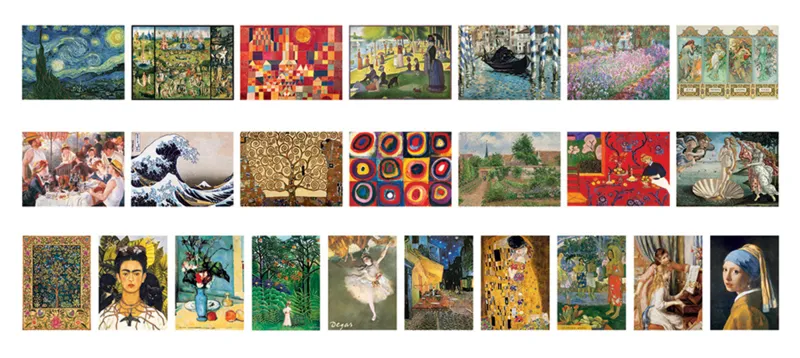 Puzzle Adventskalender - Kunst