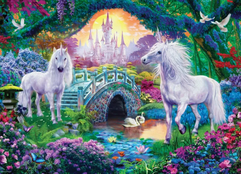XXL Teile - Magisches Einhorn Feenland
