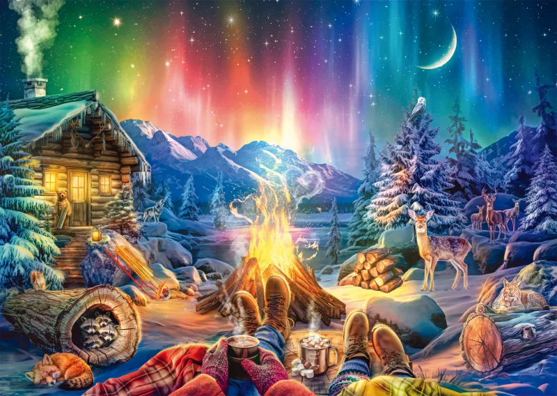 Lagerfeuerromantik unterm Sternenhimmel
