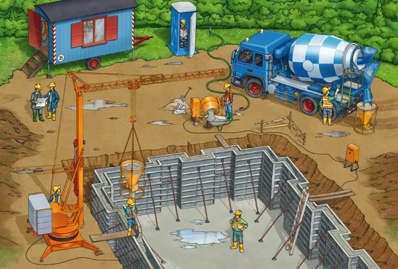 3 Puzzles - Auf der Baustelle