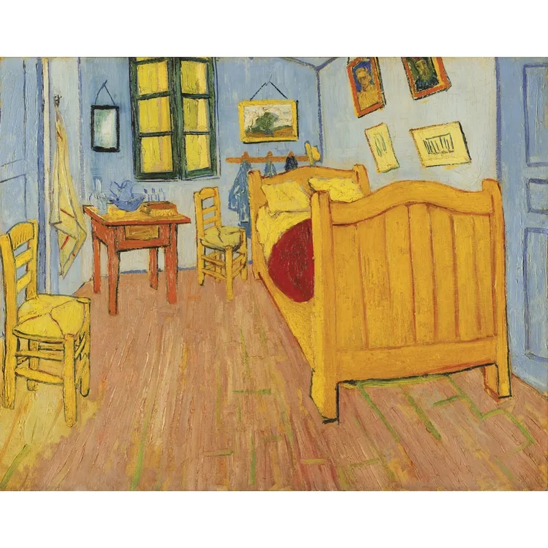 Handgeschnittenes Holzpuzzle - Vincent Van Gogh - The Room In Arles