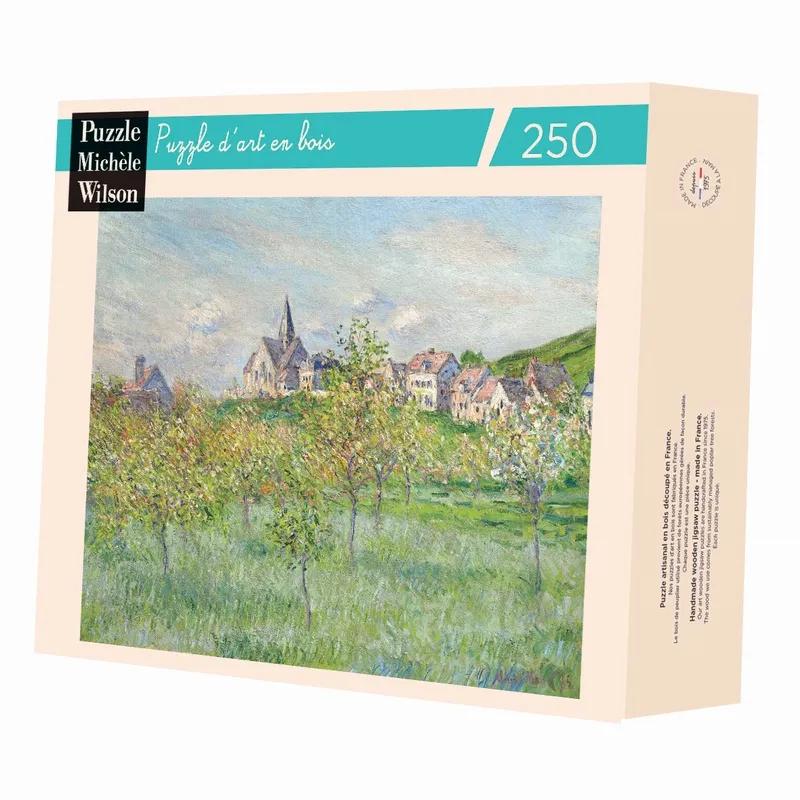 Handgeschnittenes Holzpuzzle - Claude Monet - Spring In Giverny