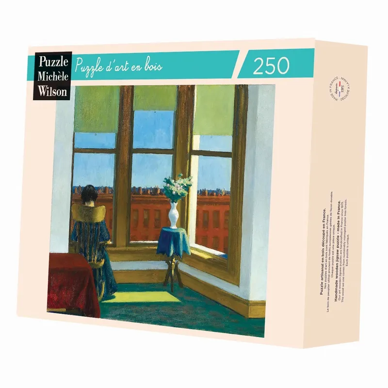 Handgeschnittenes Holzpuzzle - Edward Hopper - Brooklyn Room