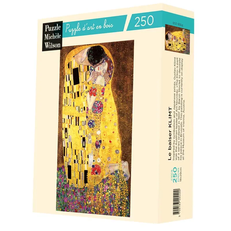 Handgeschnittenes Holzpuzzle - Le Baiser, Gustav Klimt