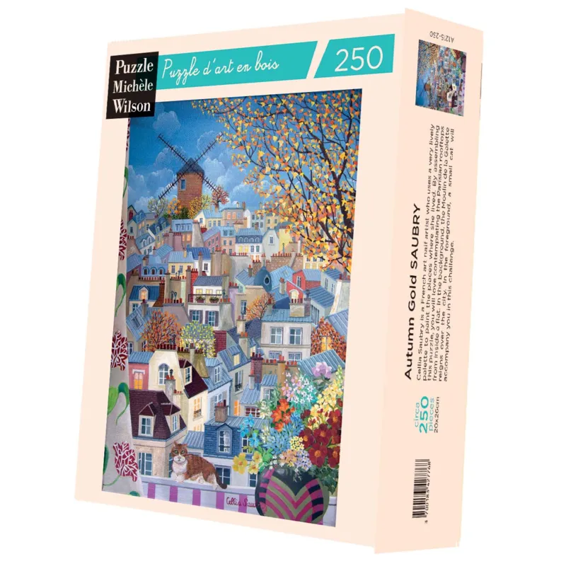 Handgeschnittenes Holzpuzzle - L'Or De L'Automne, Cellia Saubry