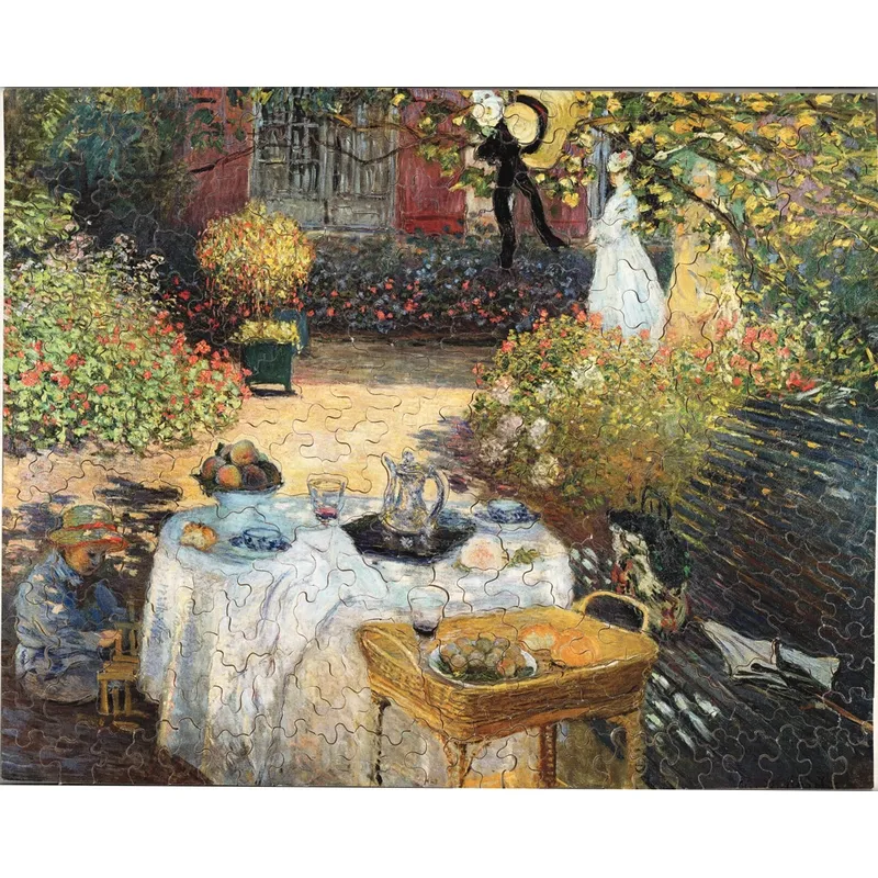 Handgeschnittenes Holzpuzzle - Claude Monet - The Lunch