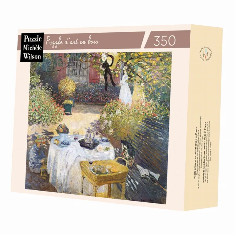 Handgeschnittenes Holzpuzzle - Claude Monet - The Lunch