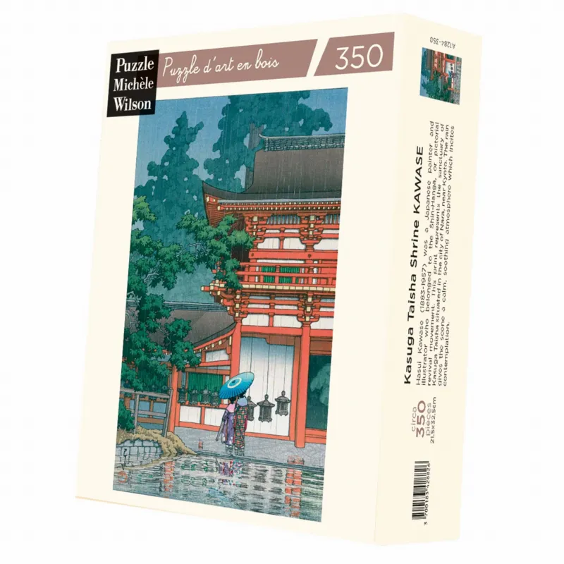 Handgeschnittenes Holzpuzzle - Kasuga Taisha Shrine