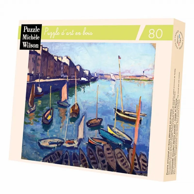 Handgeschnittenes Holzpuzzle - Albert Marquet