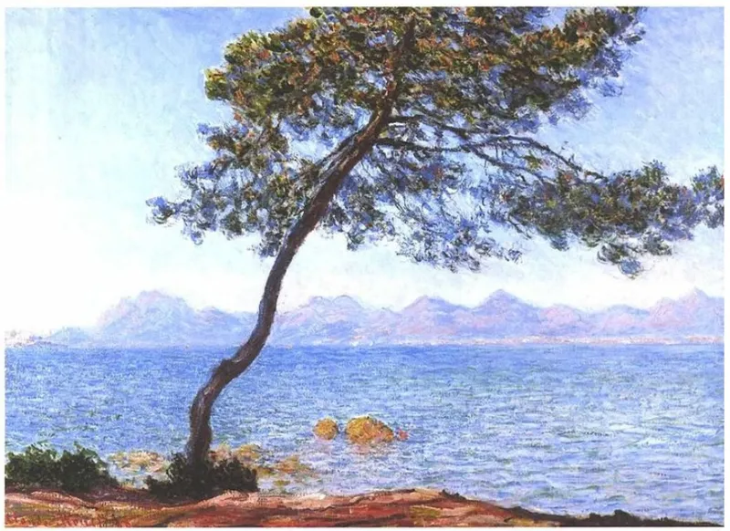 Handgeschnittenes Holzpuzzle - Claude Monet - Cap D'Antibes