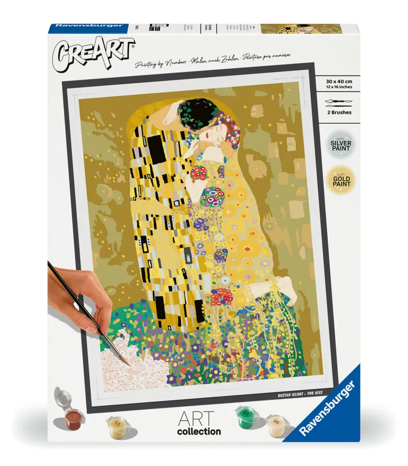 Malen nach Zahlen - CréArt - Klimt - Der Kuss