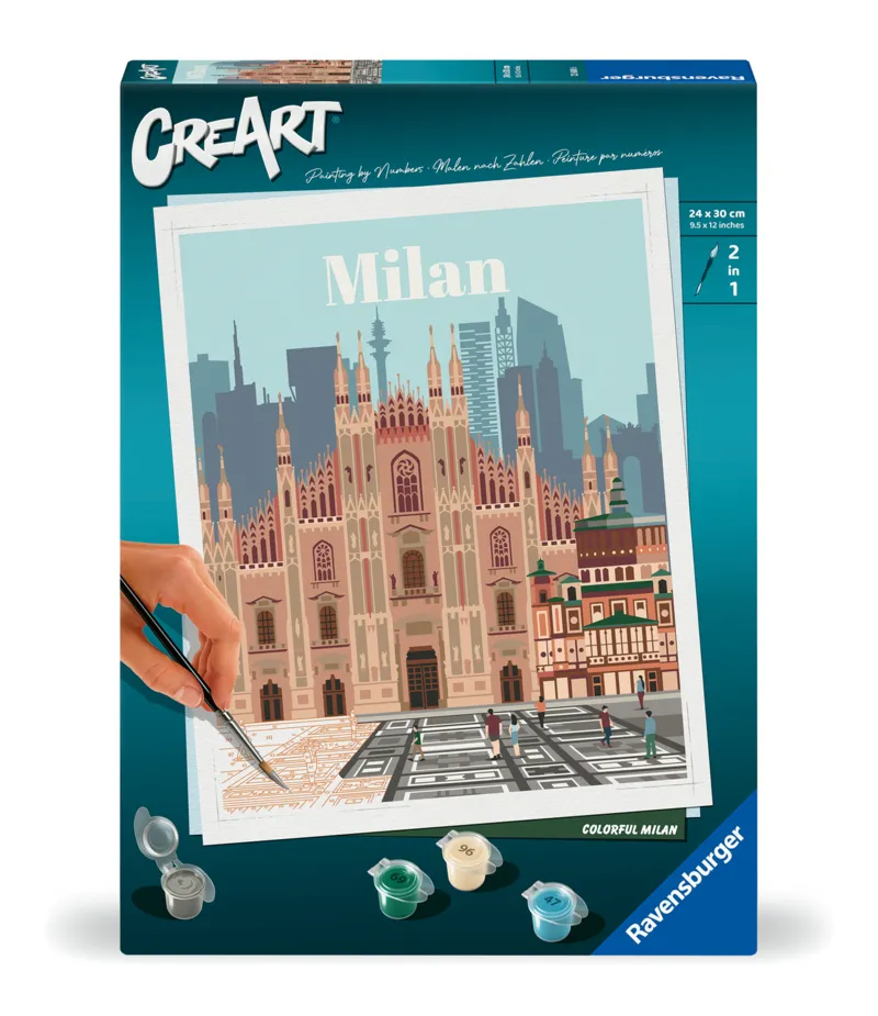 Malen nach Zahlen - CreArt - Mailand