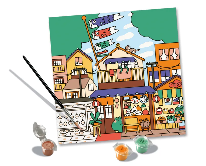Malen nach Zahlen - CreArt - Kawaii Street - Niniwanted