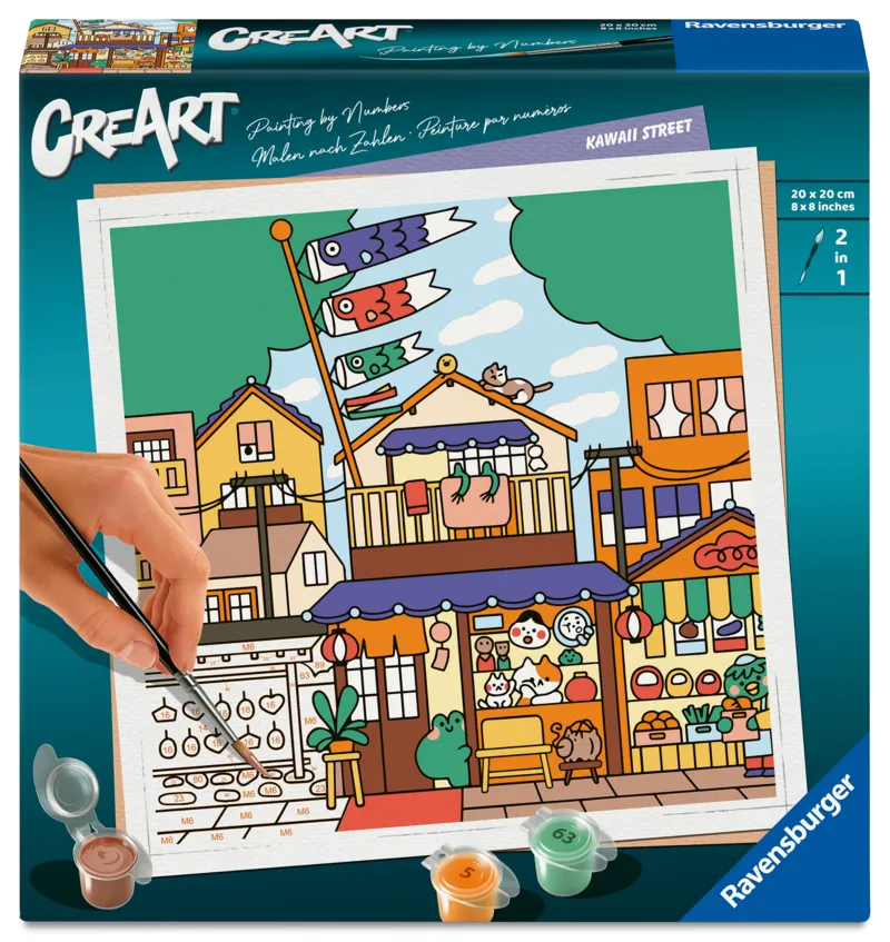 Malen nach Zahlen - CreArt - Kawaii Street - Niniwanted