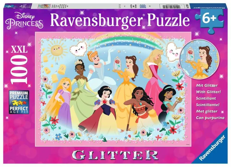 XXL Teile - Disney Princess - Glitter Puzzle