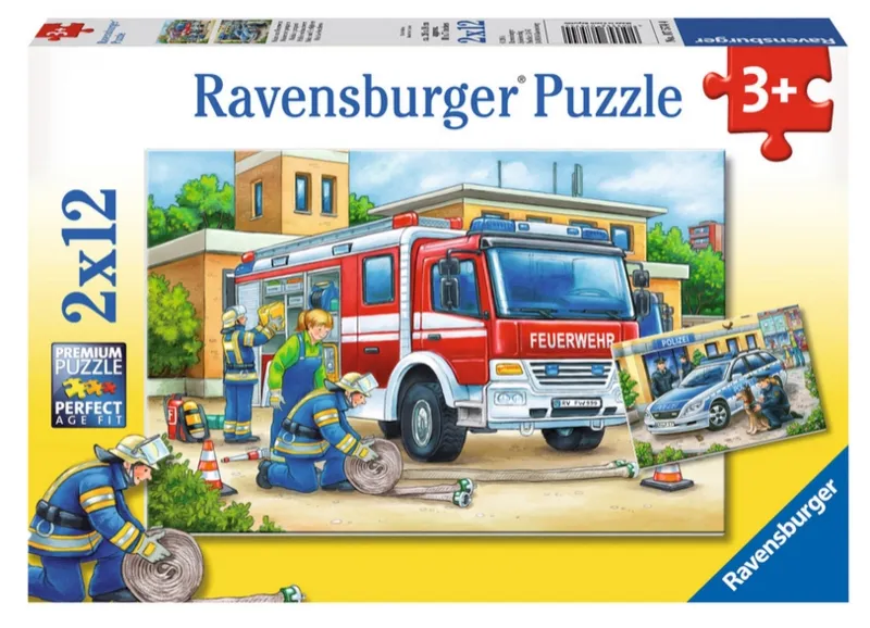 Polizei und Feuerwehr