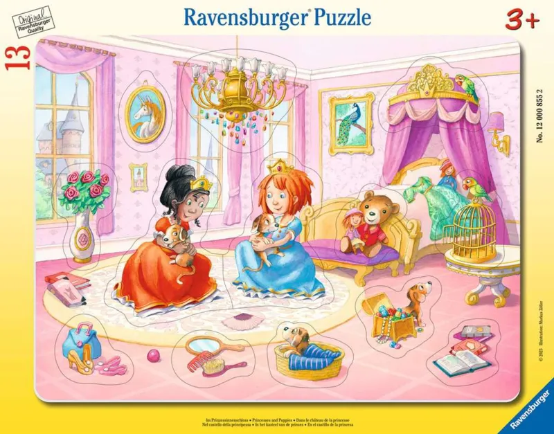 Rahmenpuzzle - Im Prinzessinnenschloss