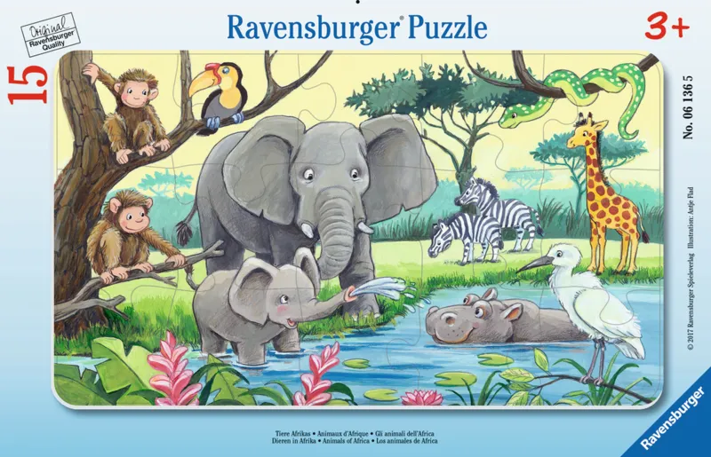 Rahmenpuzzle - Tiere Afrikas