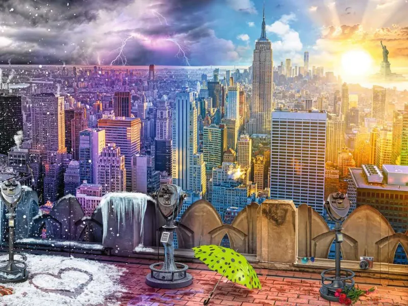 Die Jahreszeiten in New York