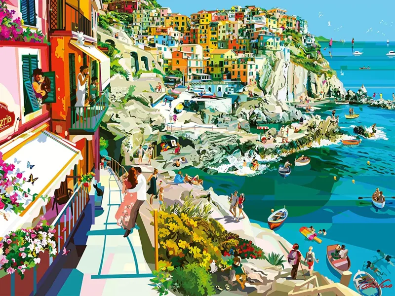 Romance in Cinque Terre