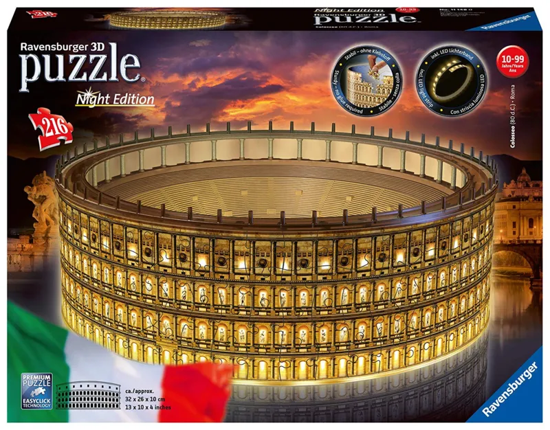3D Puzzle mit LED - Kolosseum