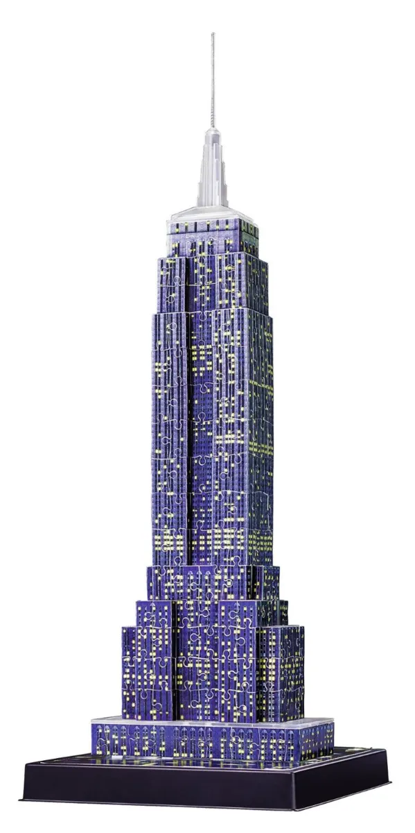 3D Puzzle mit LED - Empire State Building bei Nacht - Night Edition