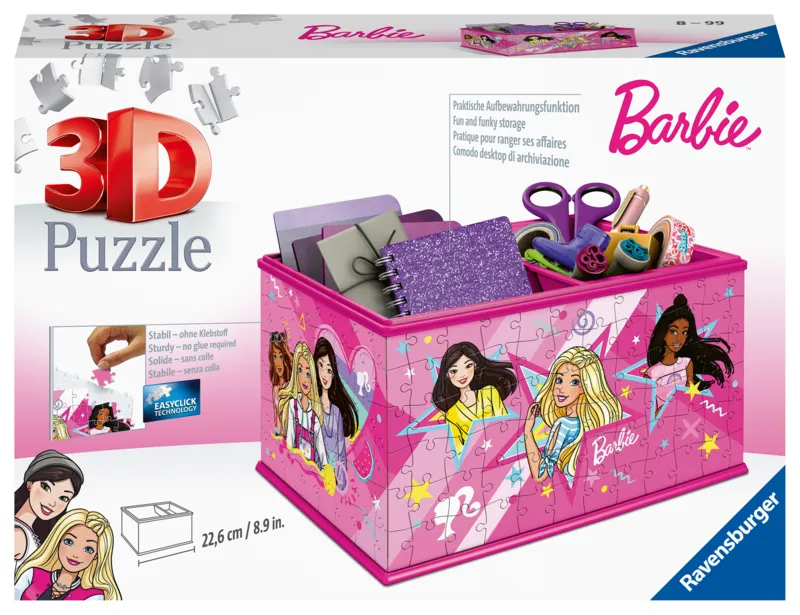 3D Puzzle - Aufbewahrungsbox - Barbie